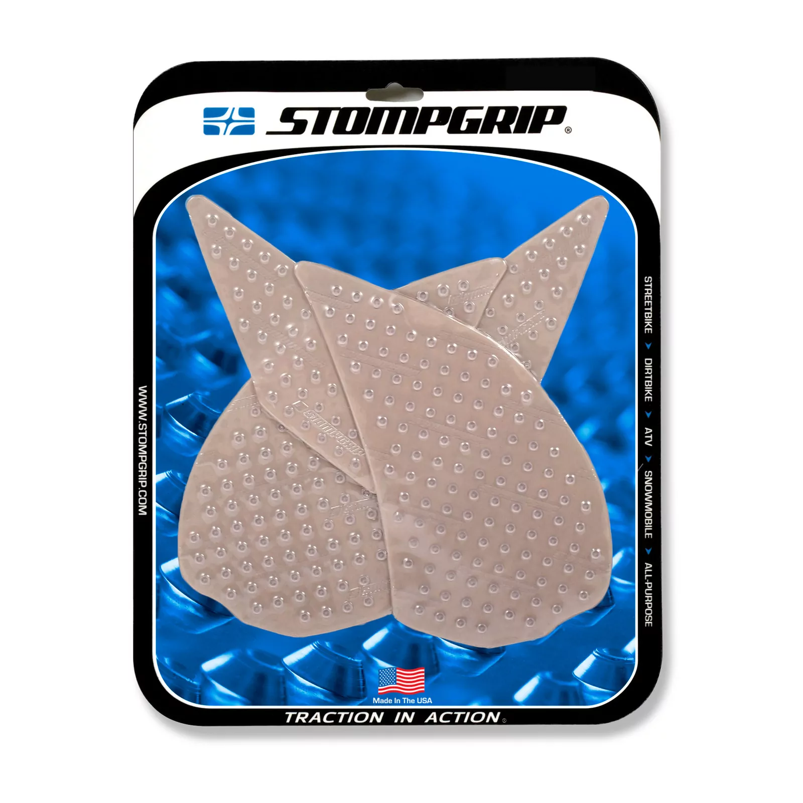 Stompgrip Traction Pad Volcano für Kawasaki Z1000 / ABS 10-16 Klar