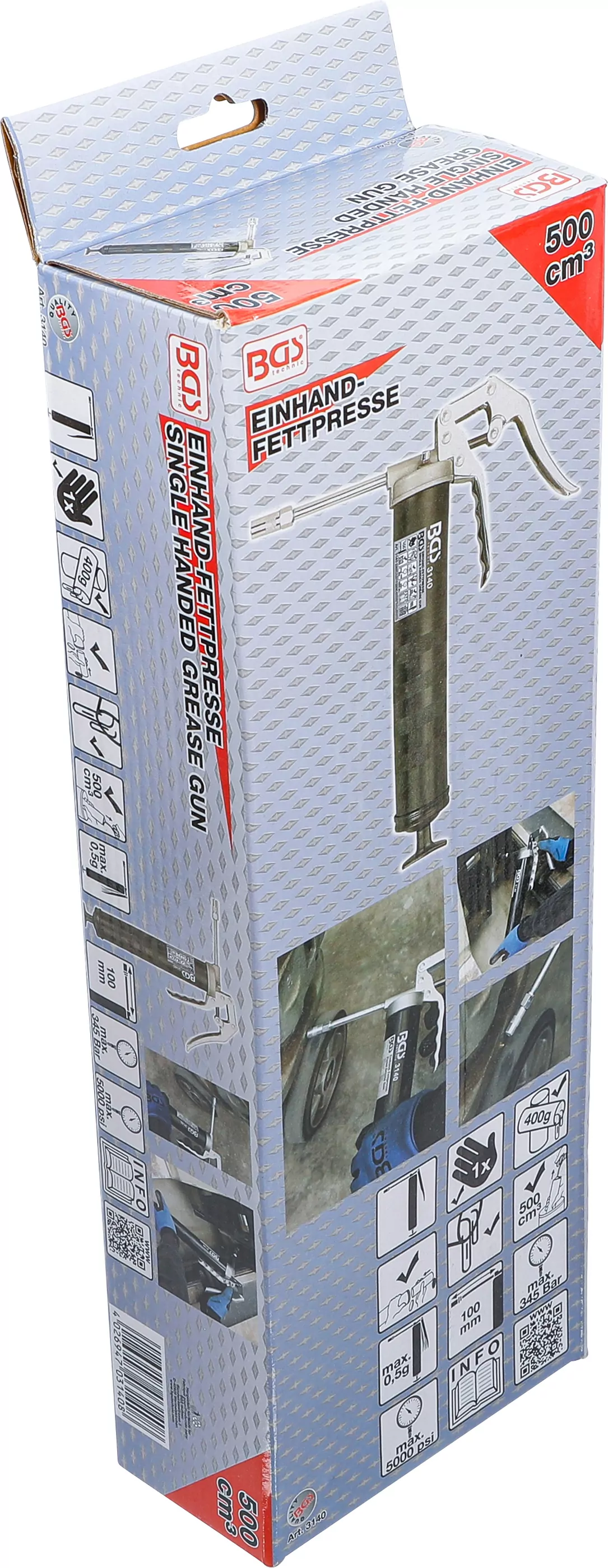 Einhand-Fettpresse | 500 cm³