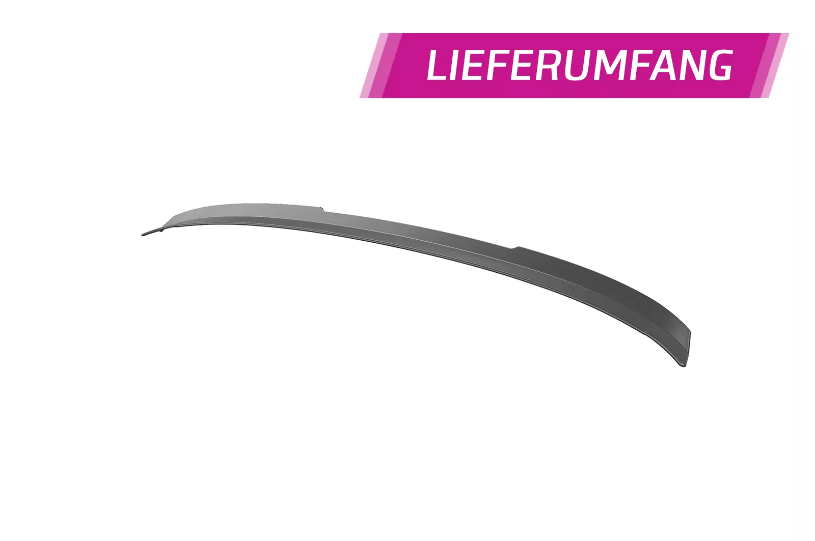 Heckflügel mit ABE für BMW 1er F20/F21 HF630 Strukturiert (schwarz matt)