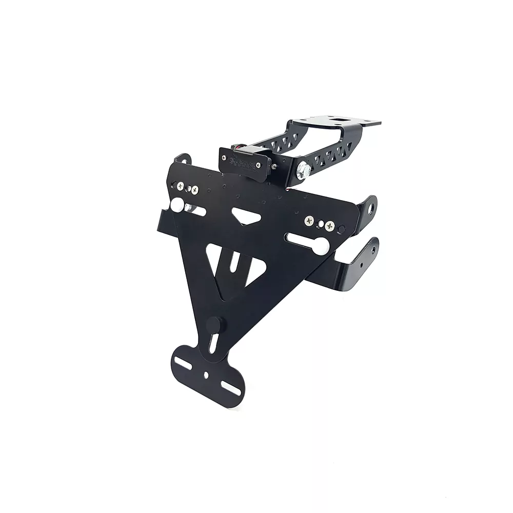 alpha Technik Kennzeichenhalter für Kawasaki ZX-6R; Typ ZX636G; Modelljahr 2019-