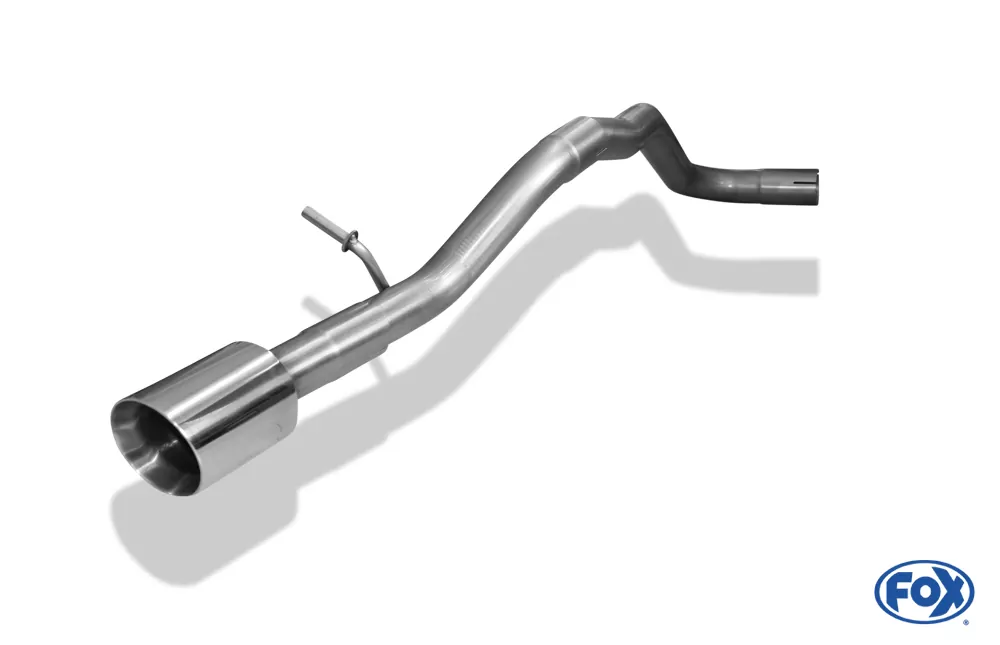 VW UP GTI  Endrohrsystem links passend auf originalen oder FOX-Endschalldämpfer - 1x90 Typ 25 links