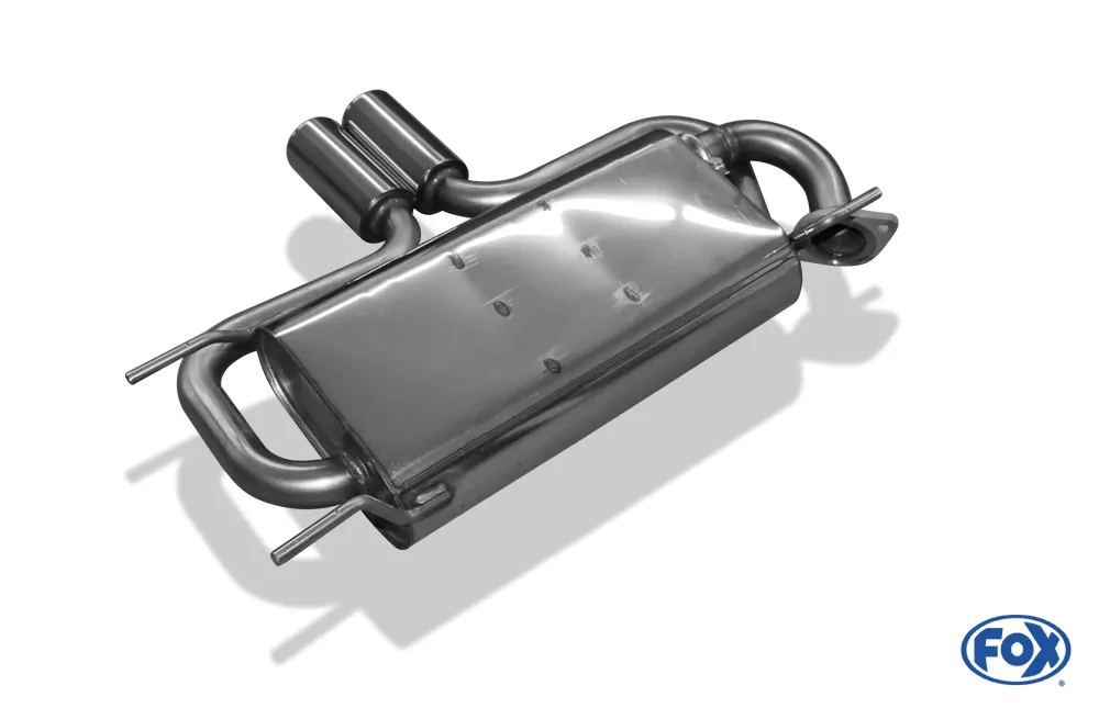 Mazda MX5 Typ NB  Endschalldämpfer Ausgang mittig - 2x80 Typ 13 mittig