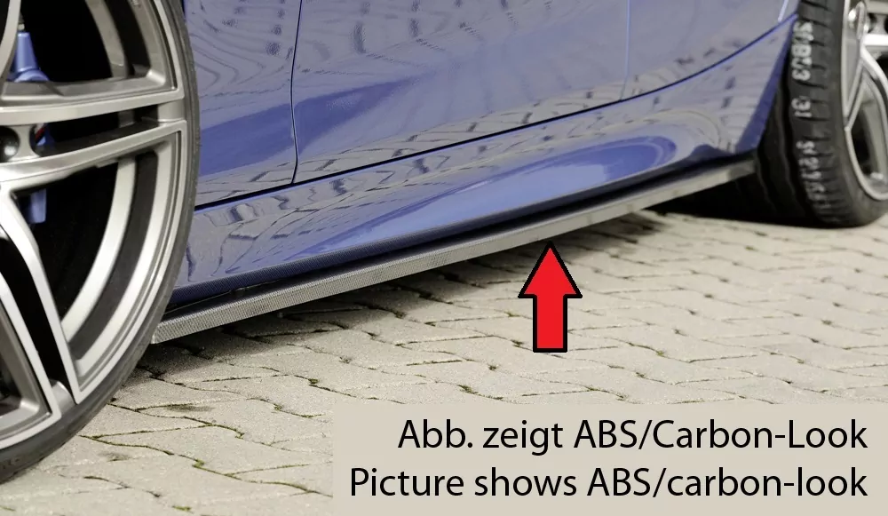 Rieger Seitenschwelleransatz für BMW 1er F20  (1K4) | Lim. / 4-tür. 05.2015- (ab Facelift) LCI nur für M-Paket-Schweller