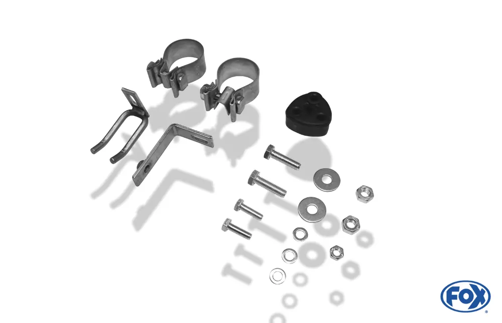 Kia Rio II  Endschalldämpfer Ausgang rechts/links - 135x80 Typ 53 rechts/links