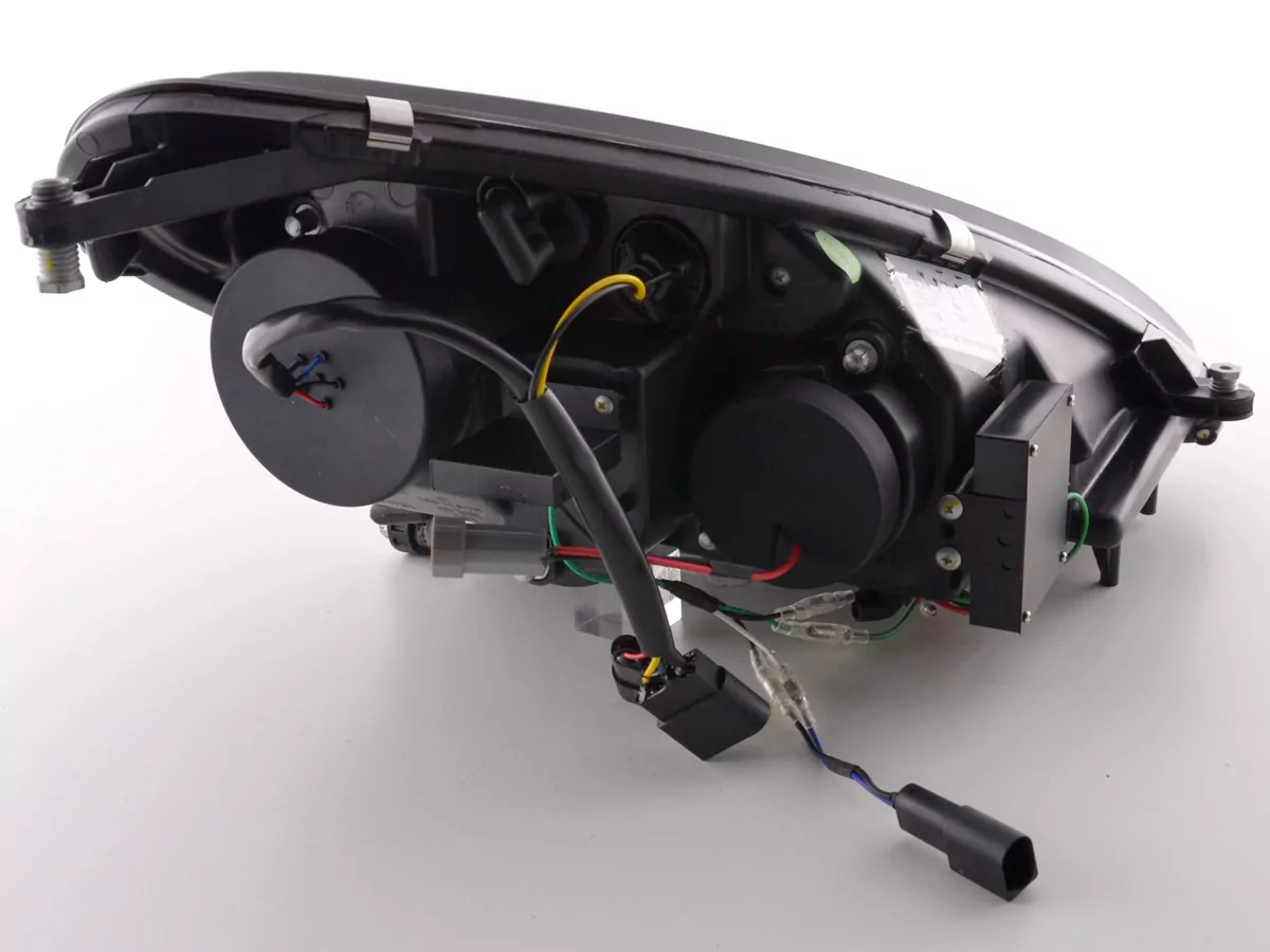 Scheinwerfer Set Daylight LED Tagfahrlicht Mercedes SLK R171 schwarz