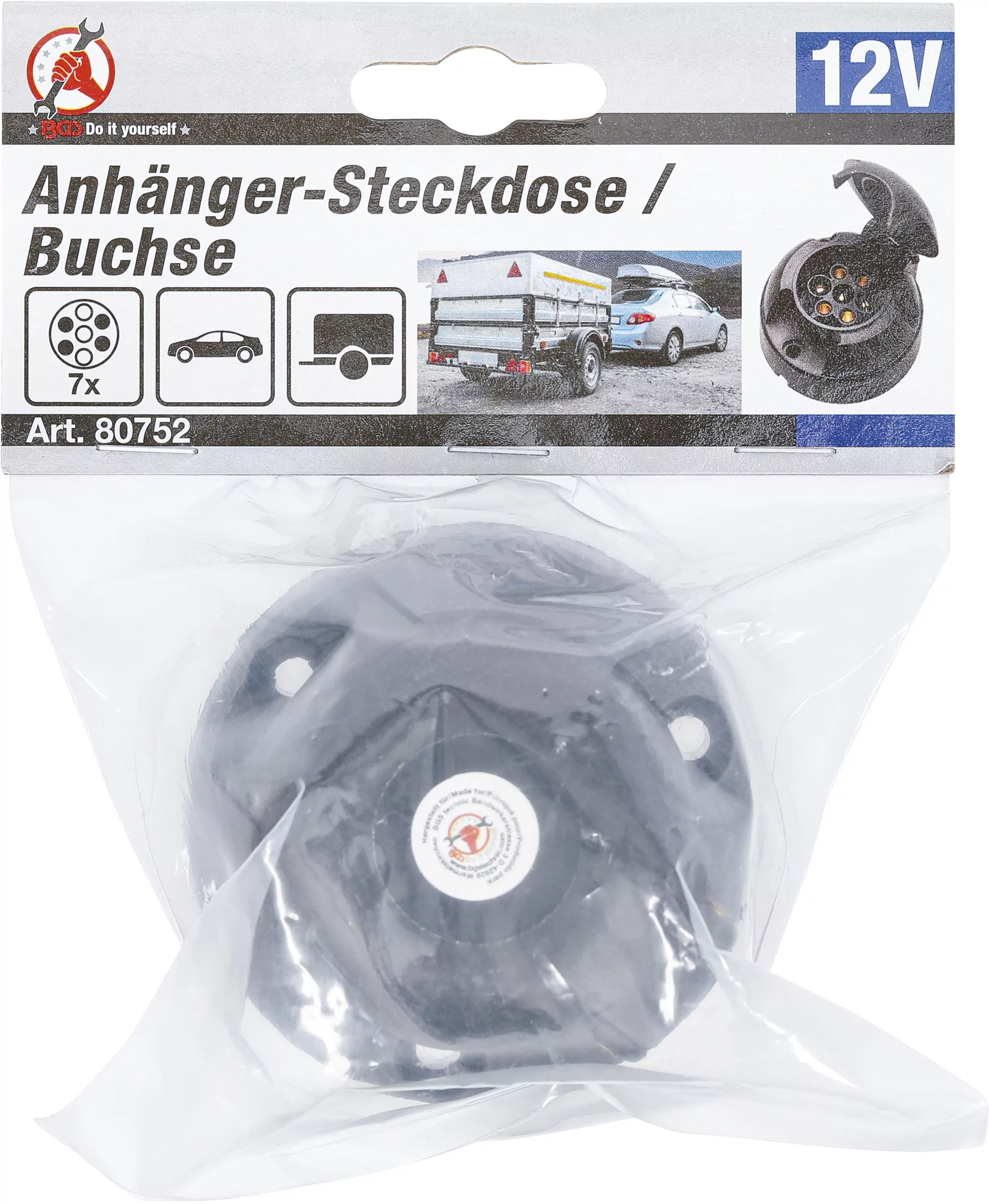 Anhänger-Steckdose / Buchse | 7-polig