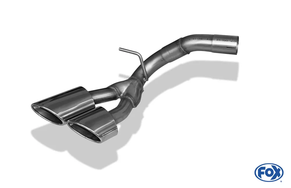 Mercedes X-Klasse 4matic  Endrohrsystem Ausgang rechts am Fahrzeug - 2x115x85 Typ 38 rechts