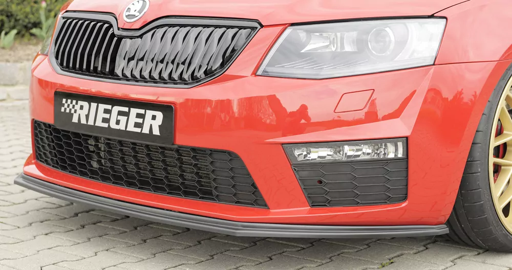 Rieger Spoilerschwert für Skoda Octavia RS (5E) | Combi 06.13-01.17 (bis Facelift) für orig. RS-Frontschürze