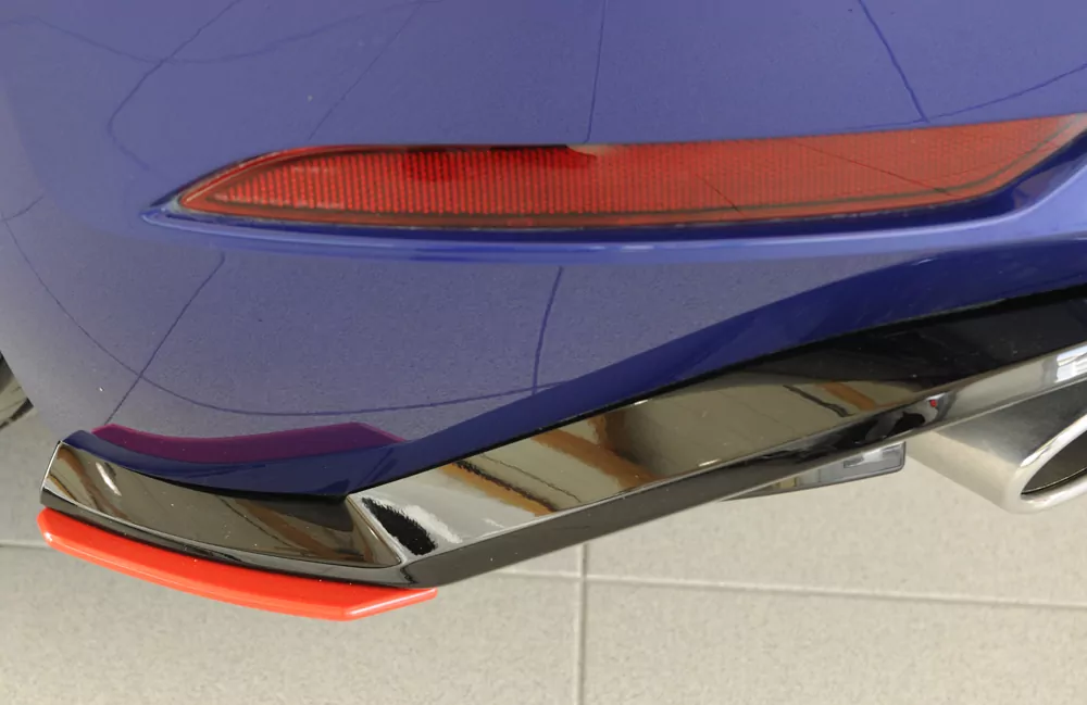 Rieger Heckschürzenansatz seitlich rechts für VW Golf 7 GTI | 5-tür. 04.13-12.16 (bis Facelift) nur für orig. Heckeinsatz