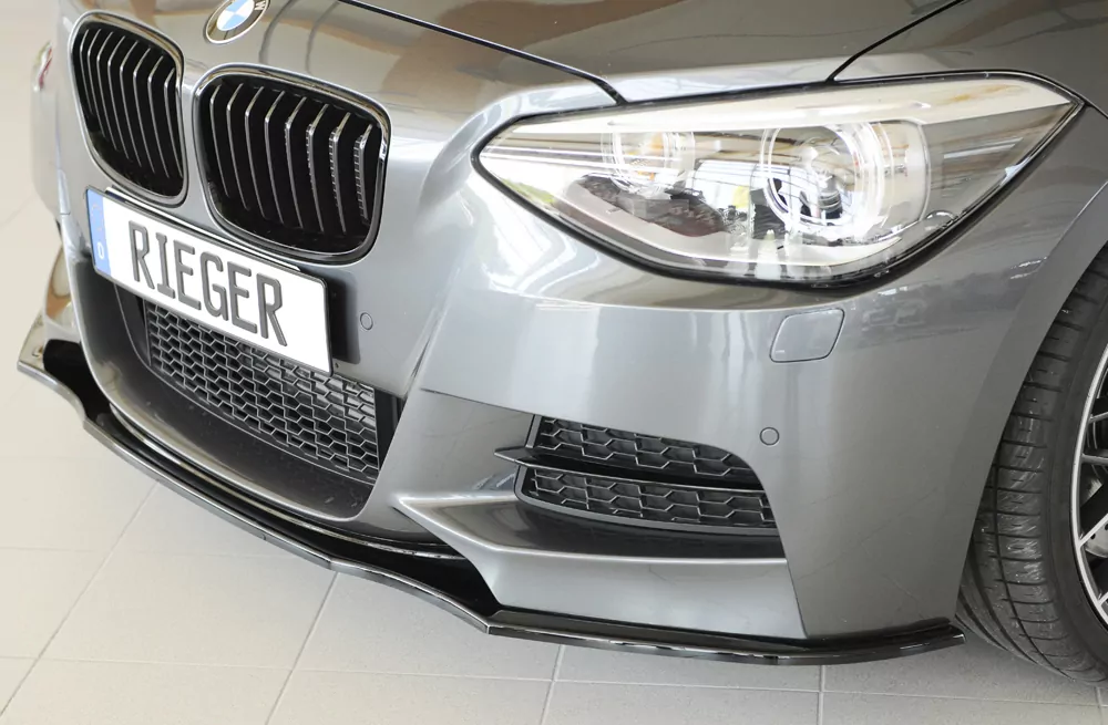 Rieger Spoilerschwert für BMW 1er F20  (1K4) | Lim. / 4-tür. 09.11-03.2015 (bis Facelift) für orig. M-Paket-Frontschürze
