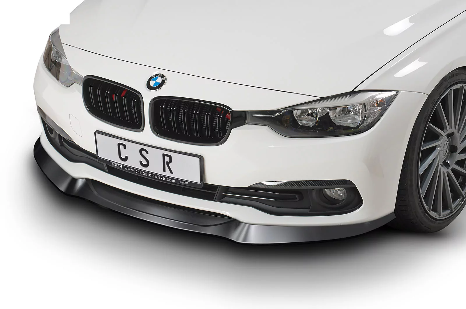 Cup-Spoilerlippe mit ABE für BMW 3er F30/F31 CSL366-M Carbon Look (matt)