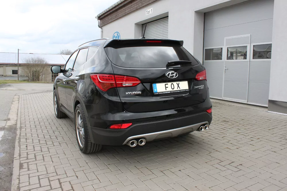 Hyundai Santa Fé 4x4 - DM  Endrohrsystem rechts/links - 2x88x79 Typ 71 rechts/links