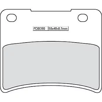 FERODO Bremsbelag FDB 390 Platinum mit ABE