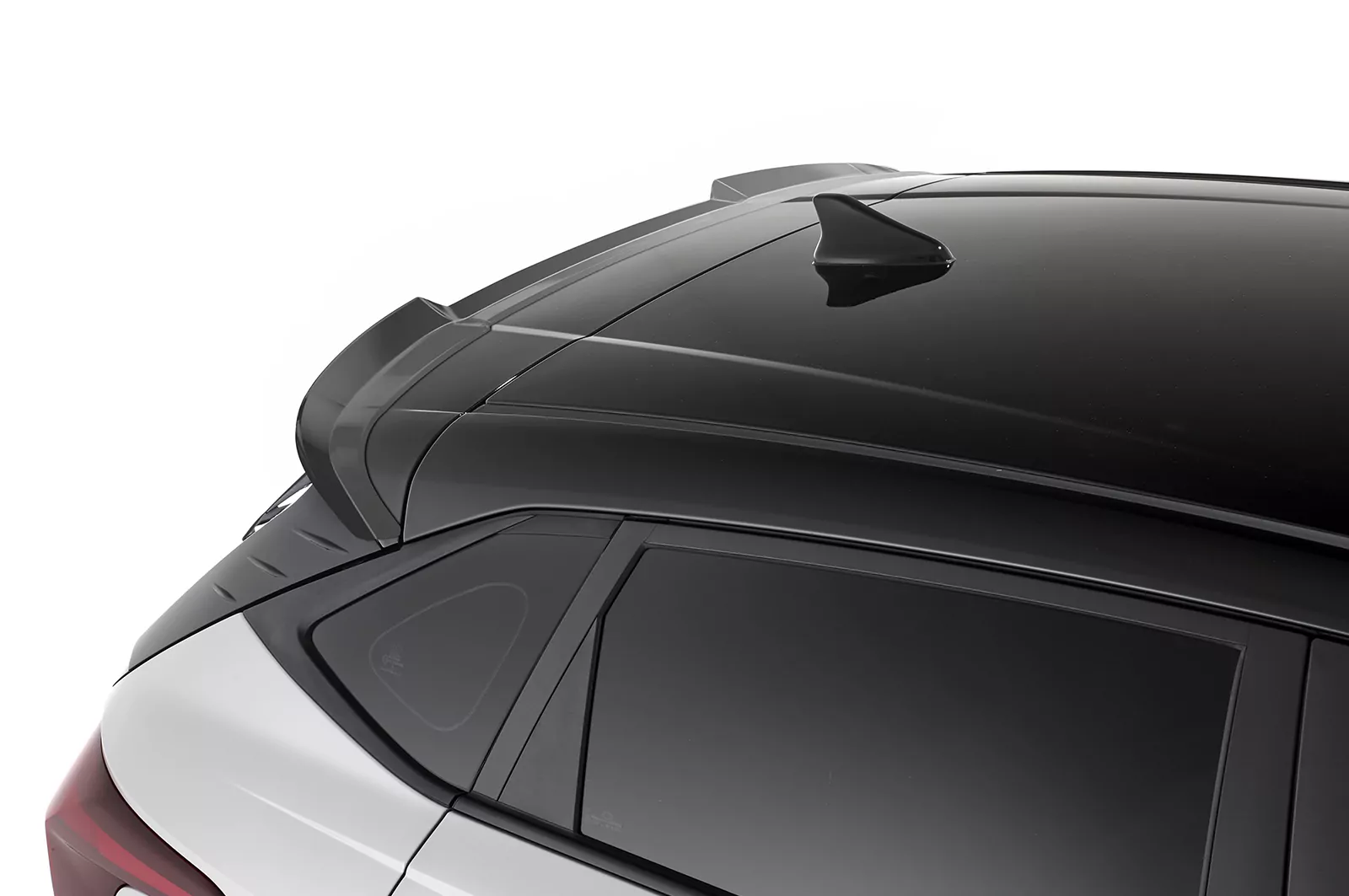 Heckflügel mit ABE für Hyundai I20 (BC3) HF883 Schwarz Strukturiert