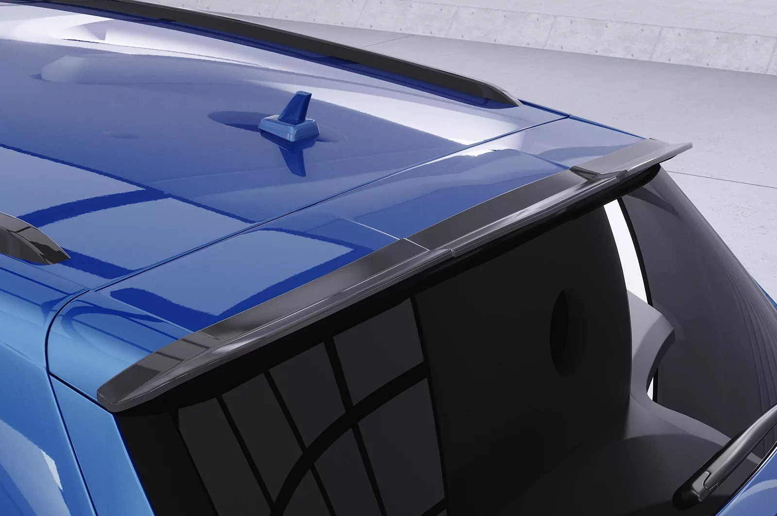 Heckflügel mit ABE für Audi Q5 S-Line/SQ5 (8R) HF809 Strukturiert (schwarz matt)