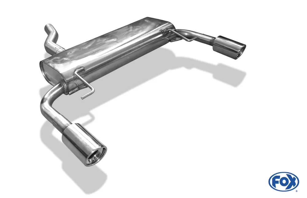 Renault Clio III B Sport  Endschalldämpfer quer Ausgang rechts/links - 1x90 Typ 17 rechts/links