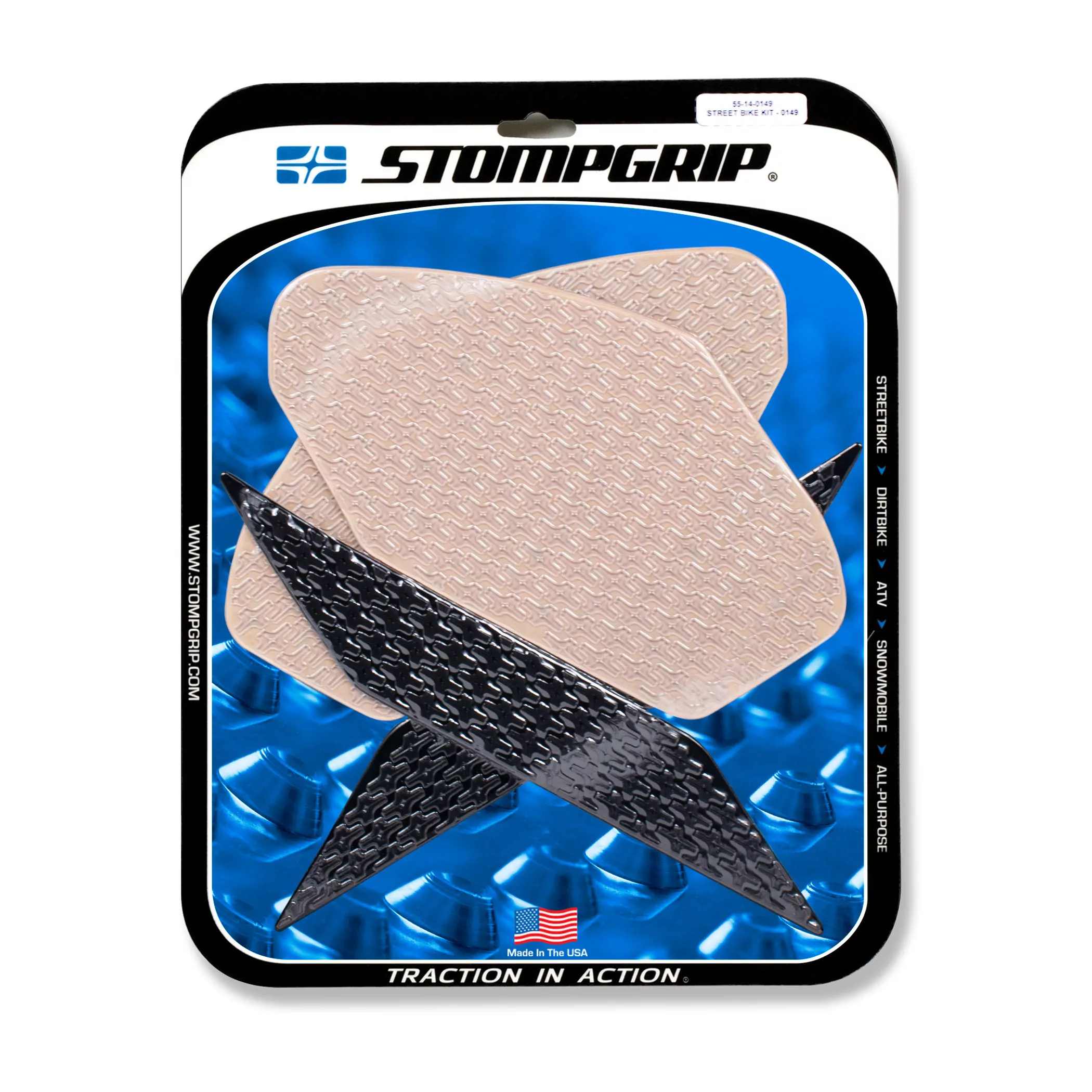Stompgrip Traction Pad Icon für Kawasaki Ninja 400 18-22 Hybrid