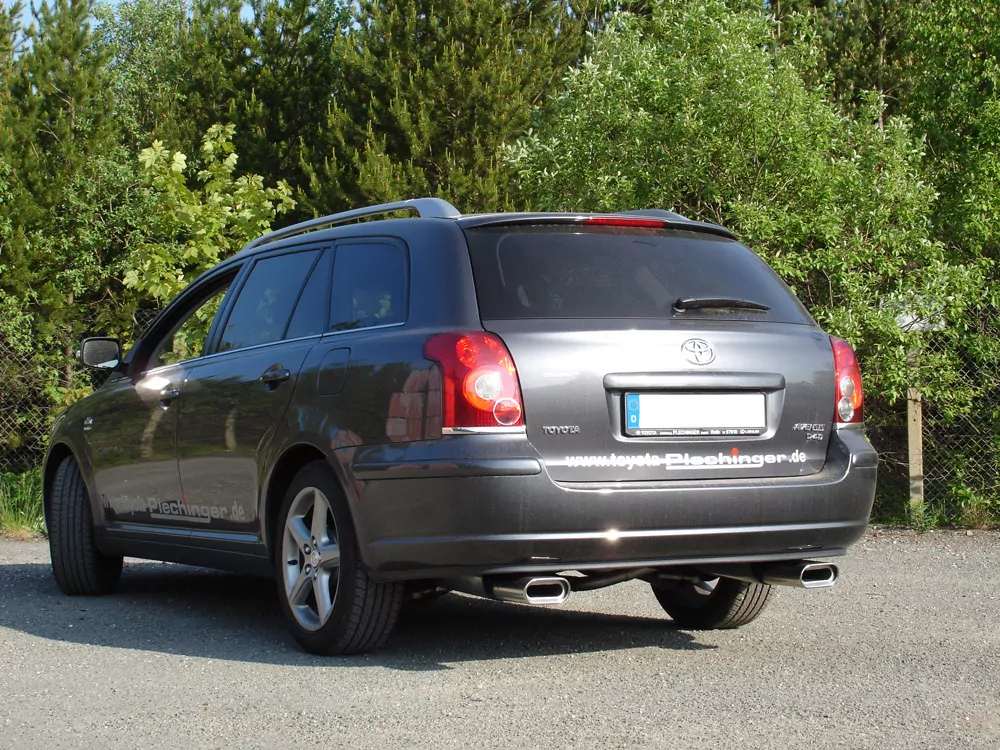 Toyota Avensis T25 Diesel - Combi  Endschalldämpfer rechts/links - 160x80 Typ 53 rechts/links