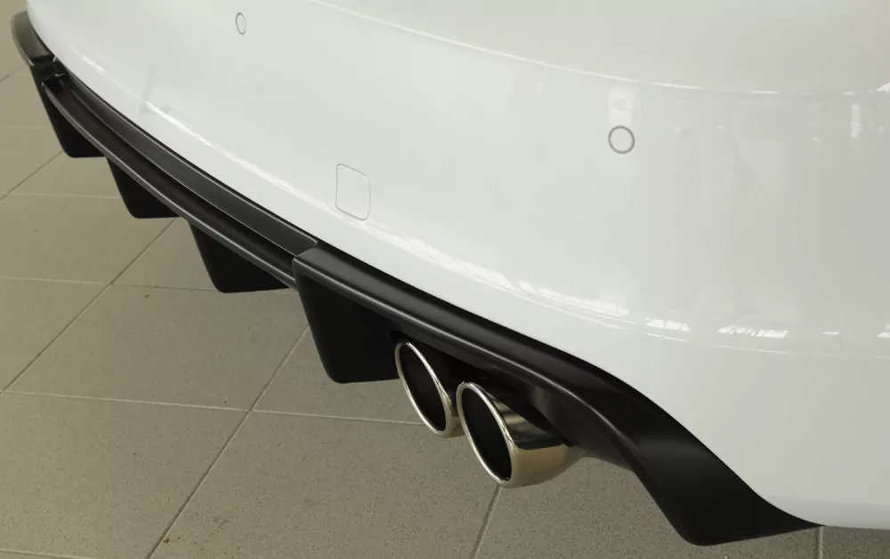 Rieger Heckeinsatz für Audi A3 (8V) - 3-tür. (Schrägheck 8V1) 07.12-08.16 (bis Facelift) carbon optik