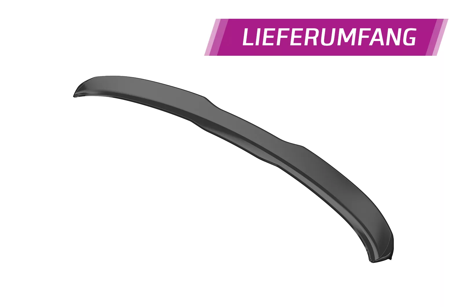 Heckflügel mit ABE für BMW X4 (F26) HF014 Schwarz Strukturiert