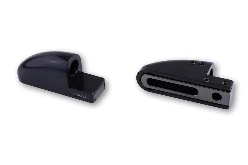 HIGHSIDER pro FB-1 Spiegeladapter CNC, Für Verkleidungsspiegel, Kurz, Set