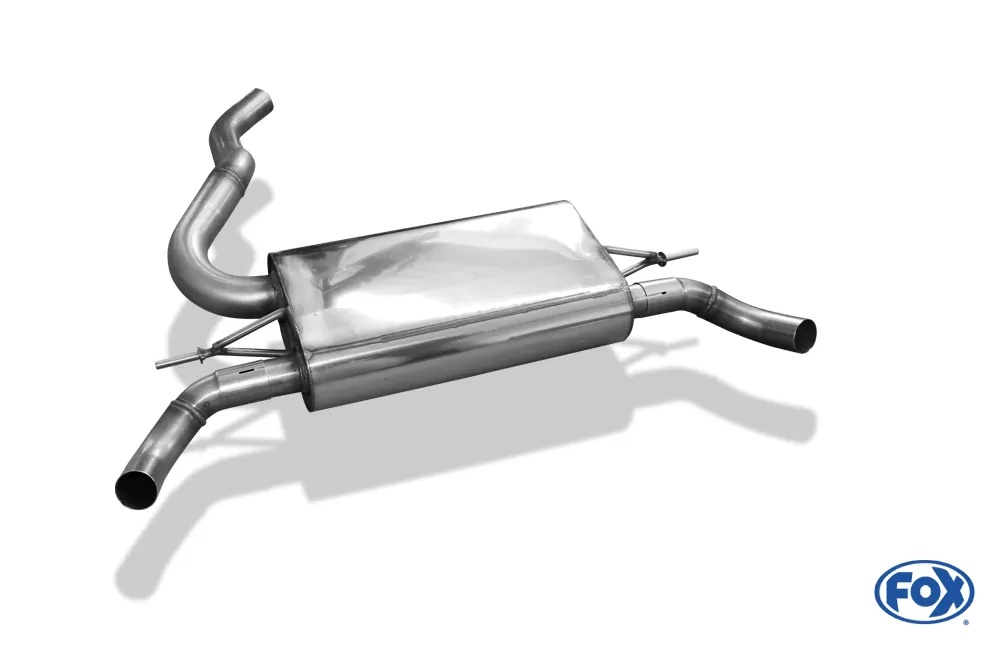 Renault Clio IV RS  Endschalldämpfer quer Ausgang rechts/links - 1x50 rechts/links für Serienschürze (Endrohre nicht sichtbar)