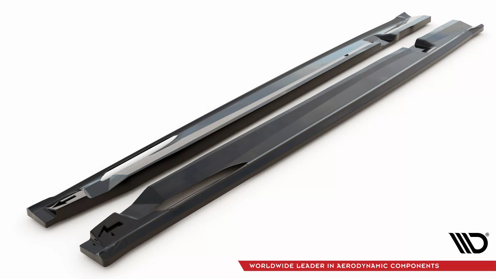 Seitenschweller Ansatz Passend Für Mercedes-AMG GT 63S 4 Türer Coupe Schwarz Hochglanz