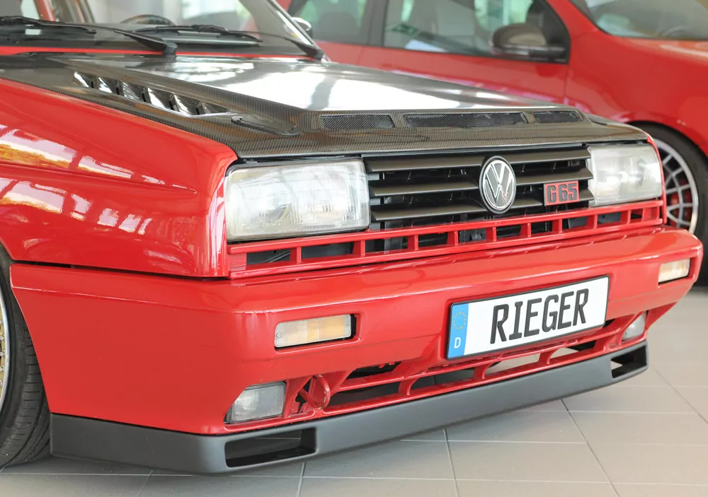 Rieger Spoilerlippe matt schwarz für VW Golf 2  Rallye Golf (19E-299)  89-91