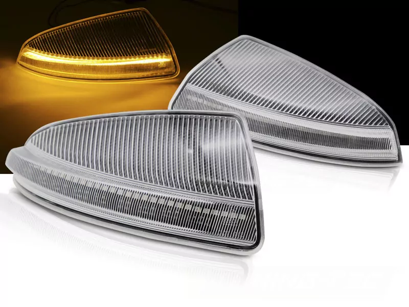 Indicator In The Mirror White Led Seq Fits  Mercedes  Vito W204  W164
