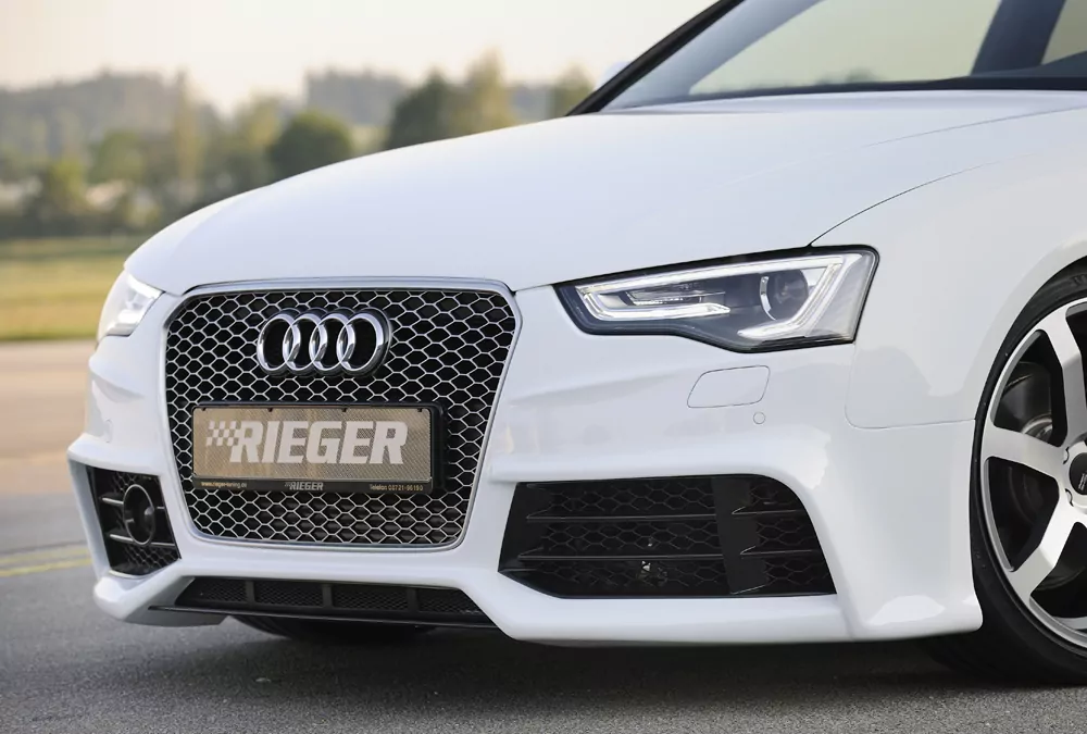 Rieger Spoilerschwert für Audi A5 (B8/B81) | Sportback 10.11-06.16 (ab Facelift) für Spoilerstoßstange 55460/61/62/63