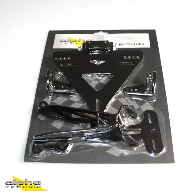 alpha Technik Kennzeichenhalter für Yamaha MT09/ABS; Typ RN29; Modelljahr 2013-2016