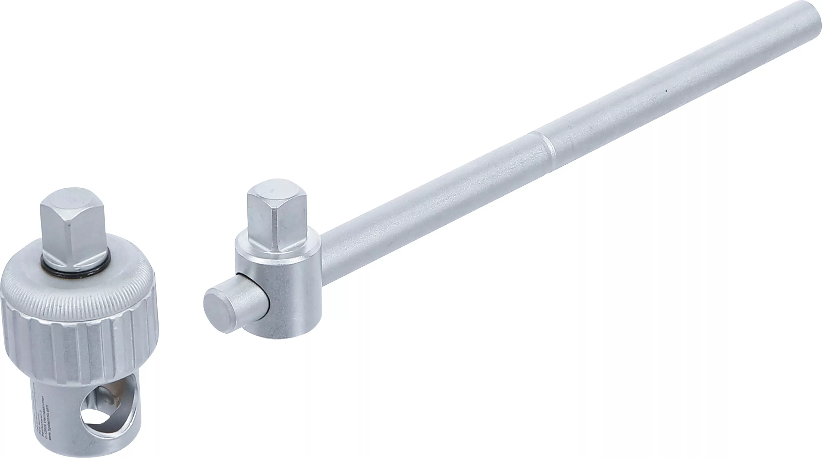 Steckschlüssel-Adapter mit Ratschenfunktion | mit Gleitgriff | Abtrieb 12,5 mm (1/2")