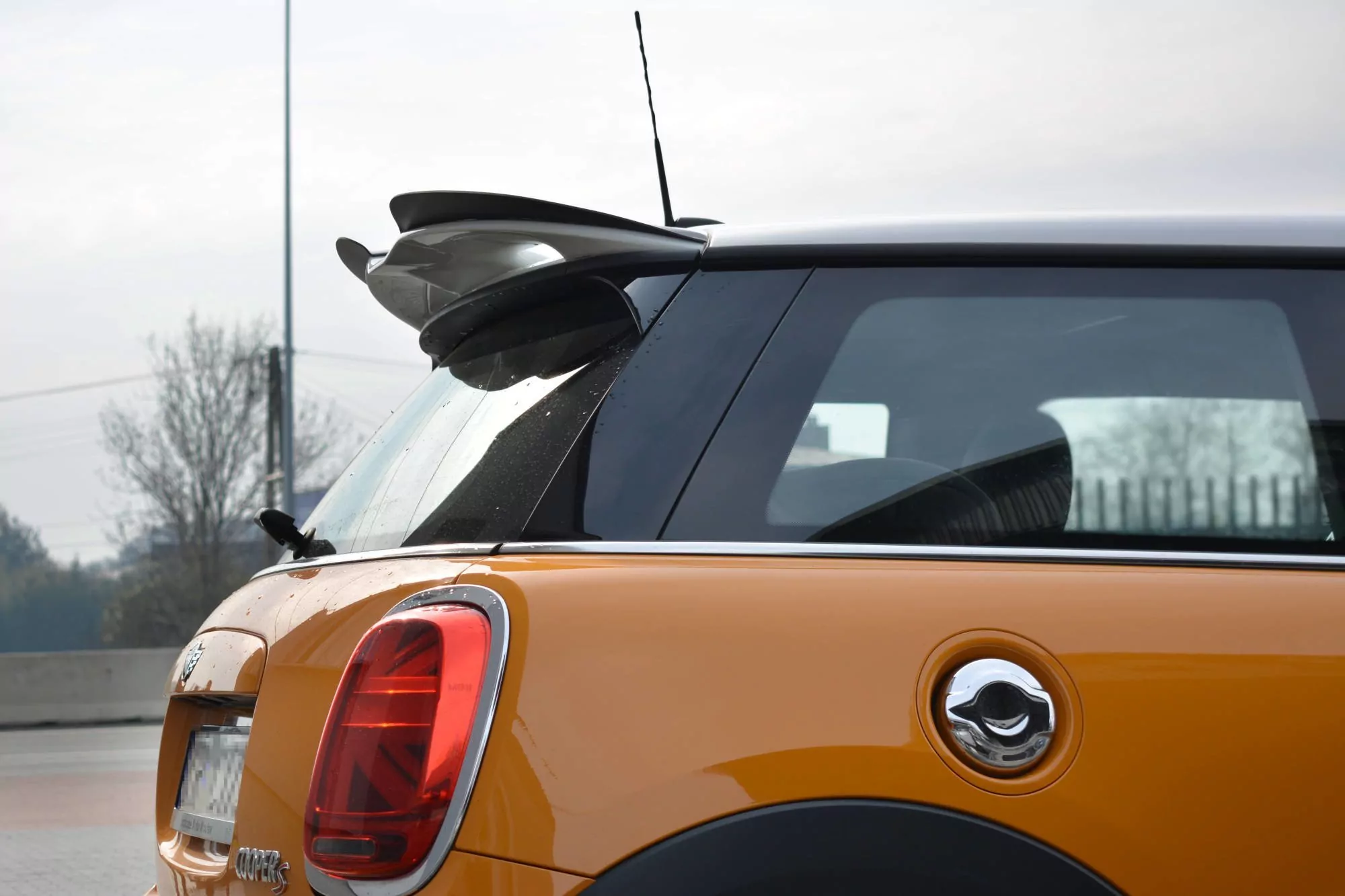 Heck Spoiler Aufsatz Abrisskante Passend Für MINI COOPER S MK3 Vor Facelift 3-Türer (F56) Schwarz Hochglanz