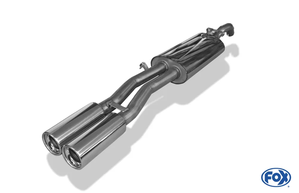 VW Jetta II 19E  Endschalldämpfer - 2x80 Typ 13