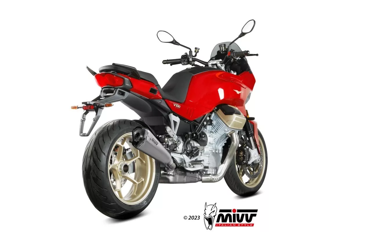 MIVV DELTA RACE Edelstahl MOTO GUZZI V100 MANDELLO 22-23
