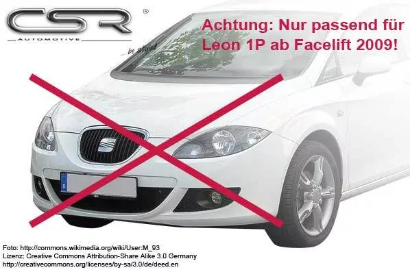 Frontansatz für Seat Leon 1P FA072