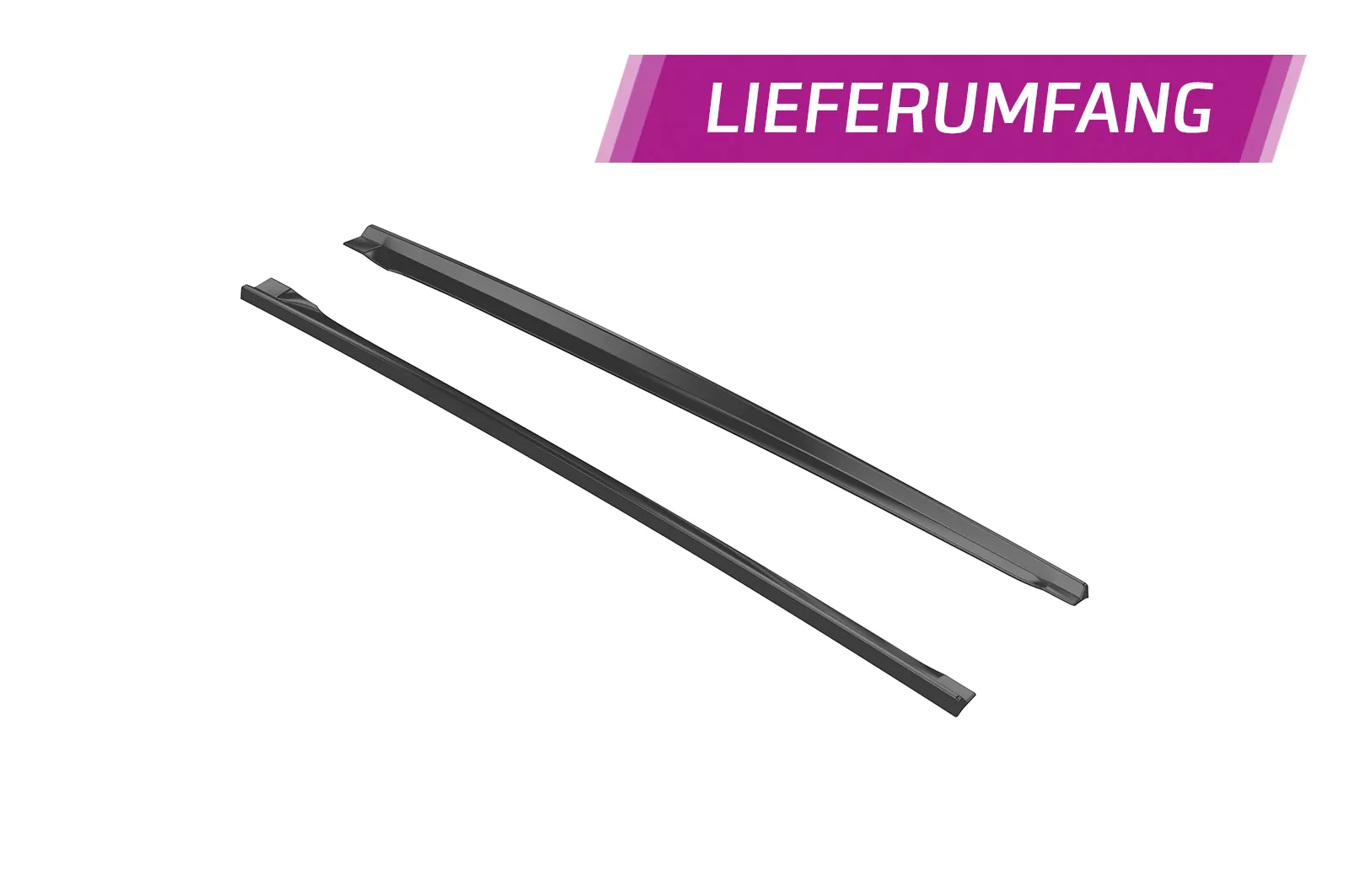 Seitenschweller für Skoda Octavia 4 SS525 Schwarz Strukturiert