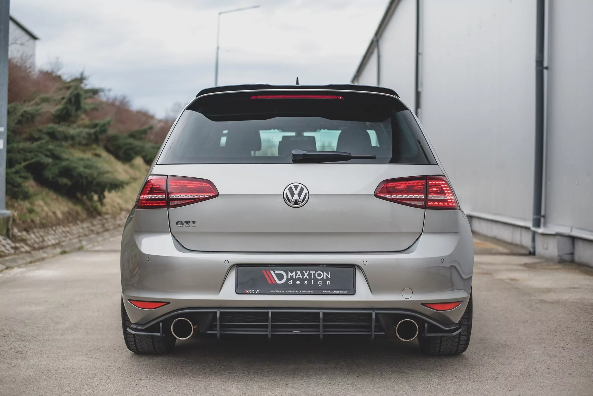 Robuste Racing Heck Ansatz Flaps Diffusor Für L + R V.1 VW Golf 7 GTI