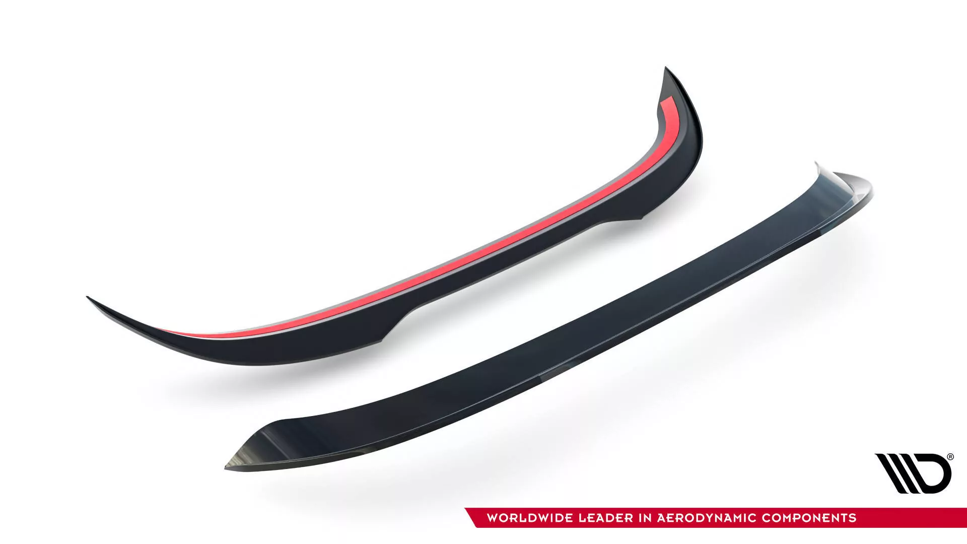 Spoiler CAP V.1 Für Volkswagen Golf 8 R-Performance / GTI Clubsport Schwarz Hochglanz