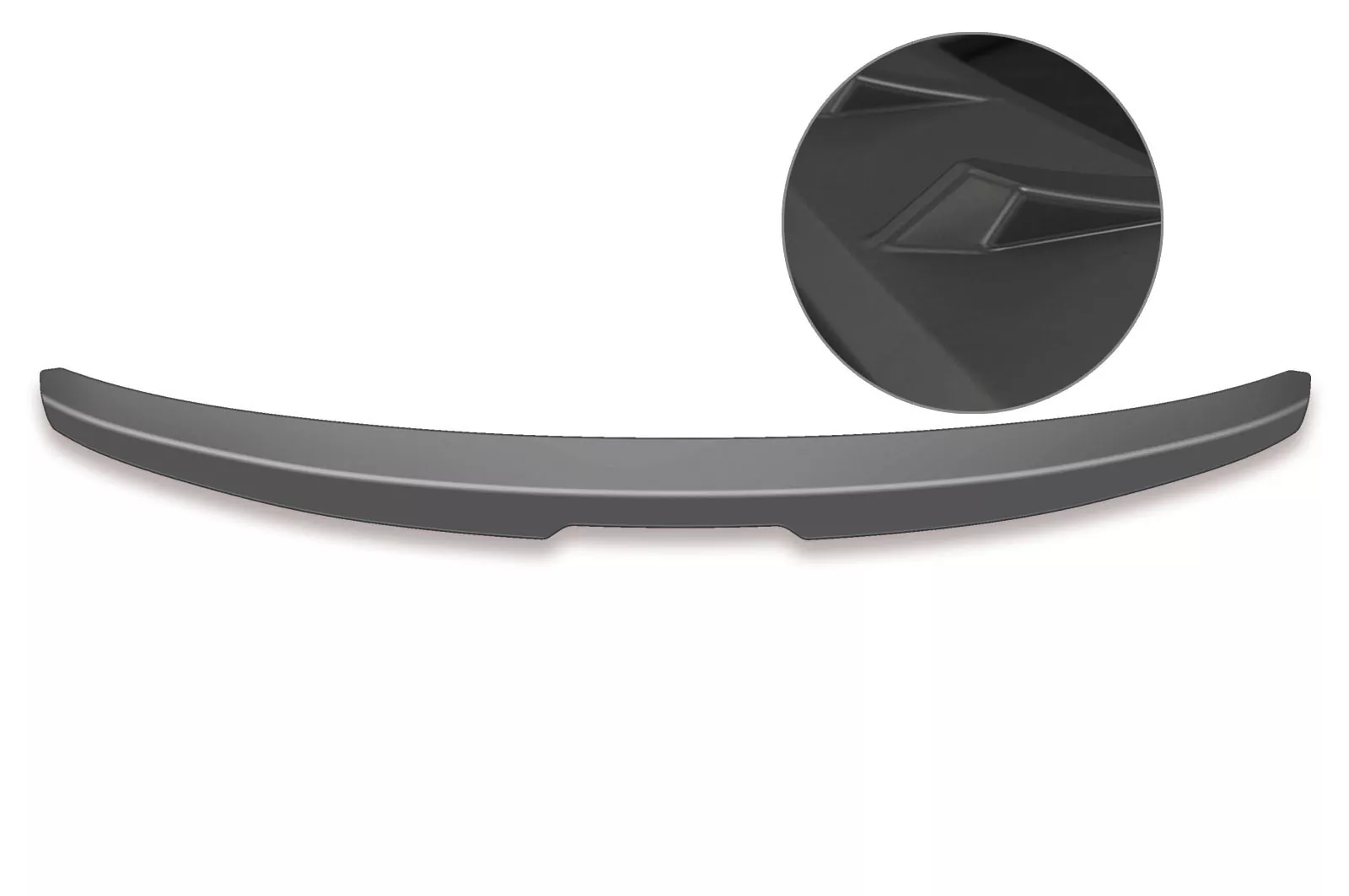 Heckflügel mit ABE für Audi A1 GB Lackierfreundlich (schwarz matt)