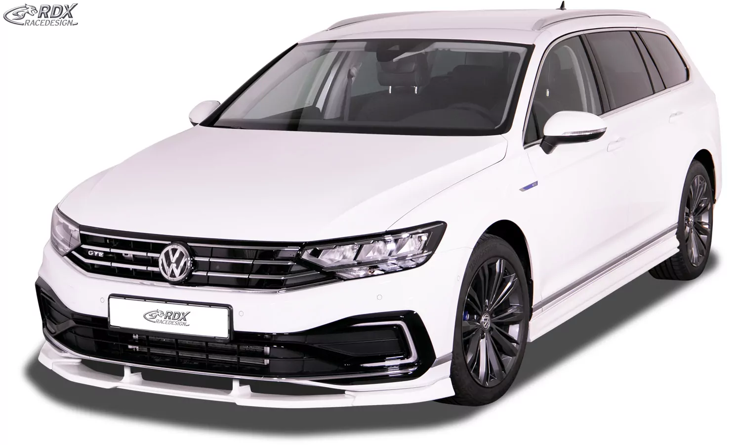 RDX Frontspoiler VARIO-X für VW Passat 3G B8 GTE & R-Line (2019+) Frontlippe Front Ansatz Vorne Spoilerlippe
