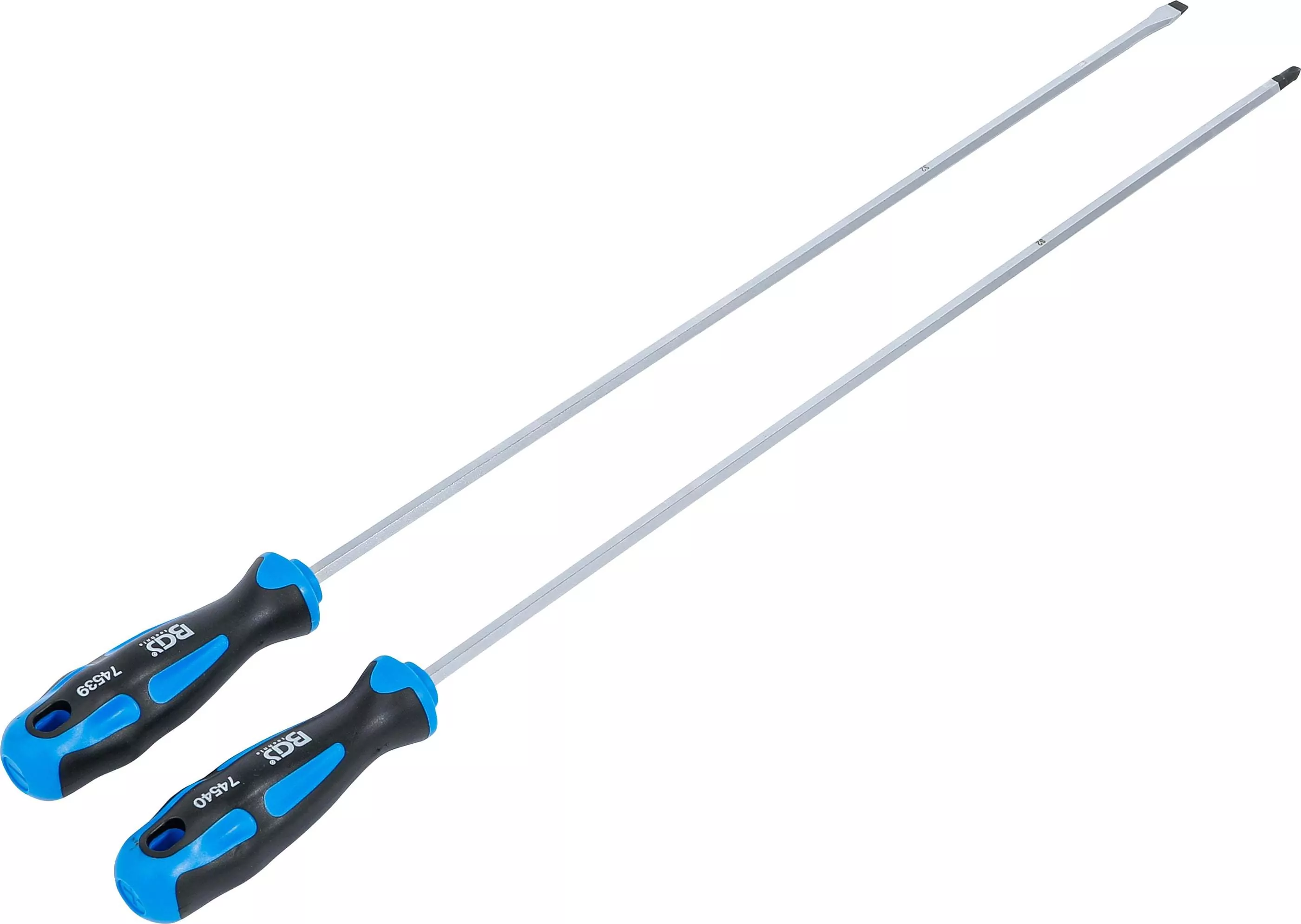 Schraubendreher-Satz | extra lang | Schlitz, Kreuzschlitz PH | 2-tlg.