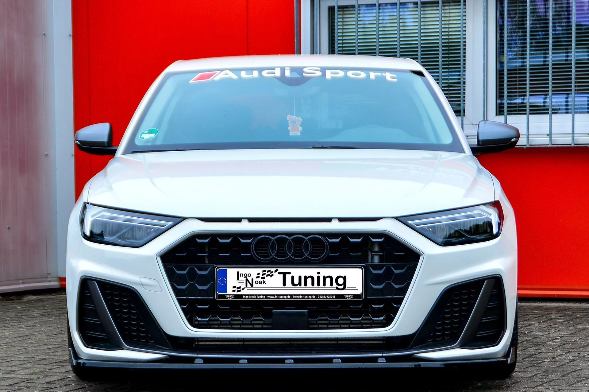 Cup Frontspoilerlippe mit Wings für Audi A1 GB Sportback S-Line