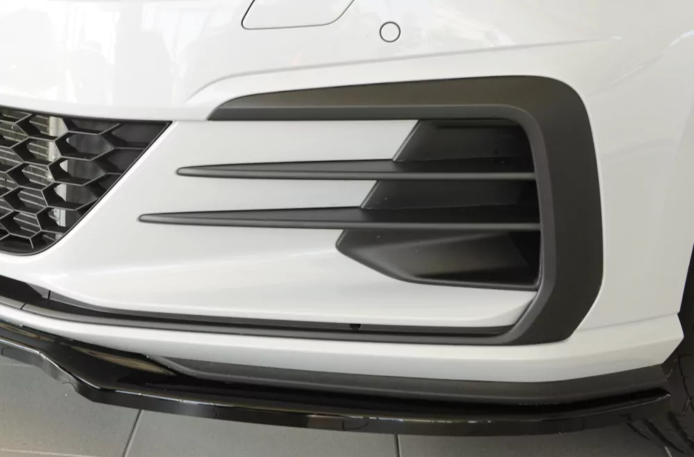 Rieger Spoilerschwert nur für GTI / GTD / GTE für VW Golf 7 GTI | 3-tür. 02.17- (ab Facelift) für orig. Frontschürze