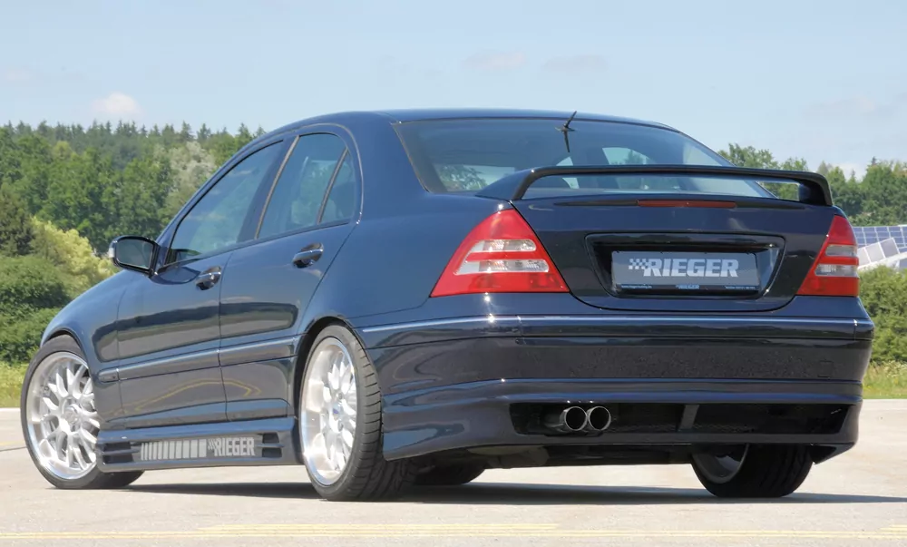 Rieger Seitenschweller für Mercedes C-Klasse (W203) - Sportcoupe 05.00- carbon optik