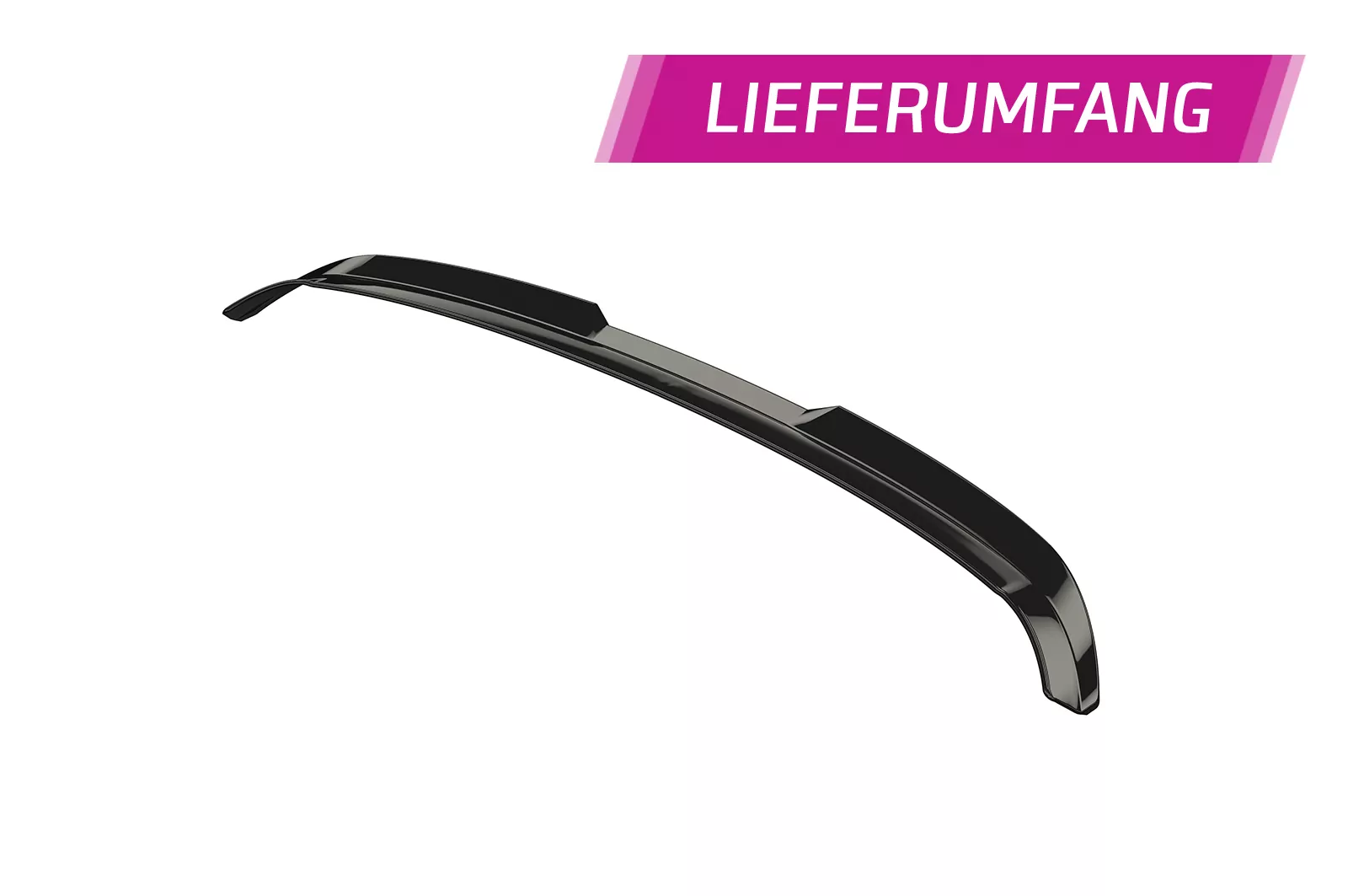 Heckflügel mit ABE für Kia Rio 4 (YB) HF861 Schwarz Strukturiert