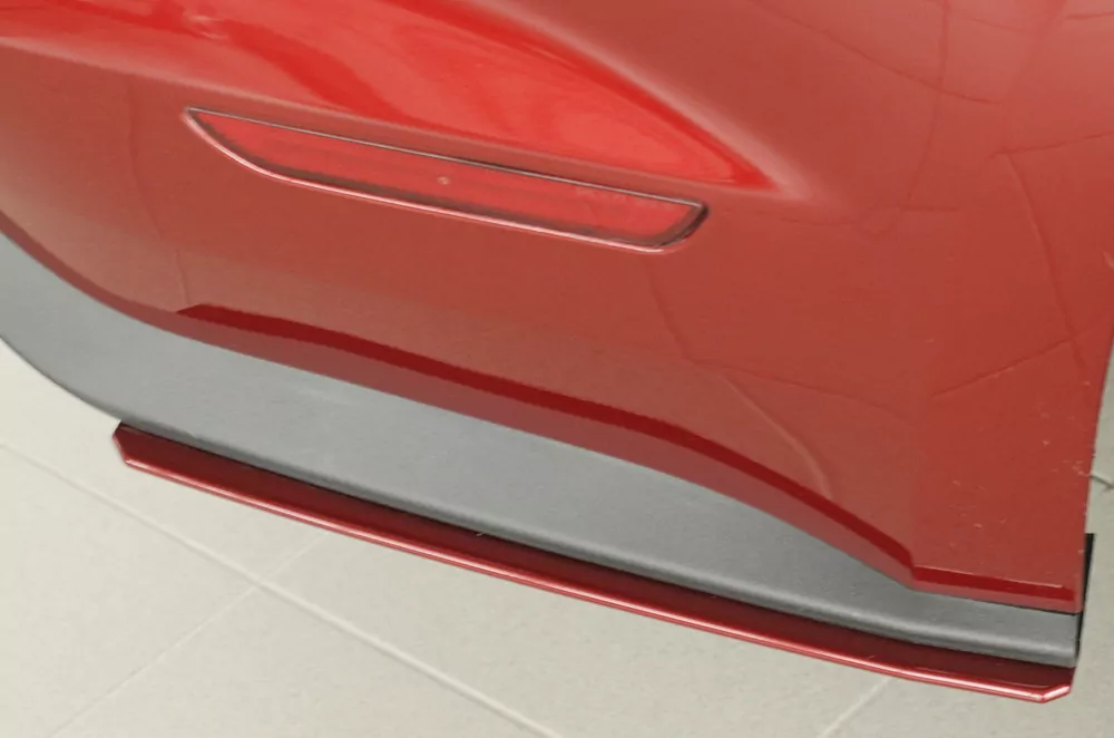 Rieger Heckschürzenansatz seitlich rechts für Ford Mustang 6 (LAE) | Coupé 11.14-07.17 (bis Facelift) für orig. GT-Heckschürze      in Vorbereitung !