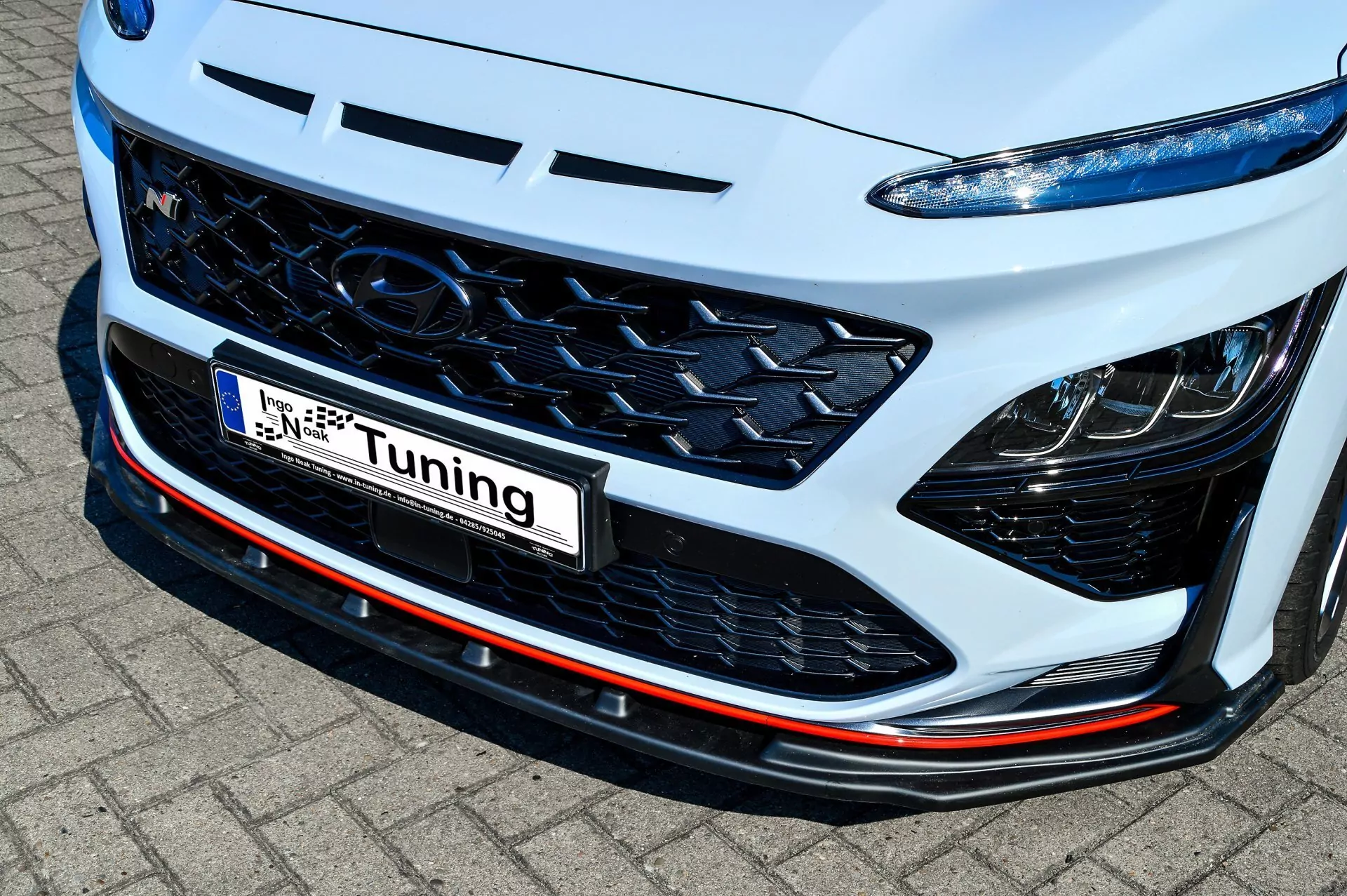 Cup Frontspoilerlippe für Hyundai Kona N + N-Line ab Bj.2020-