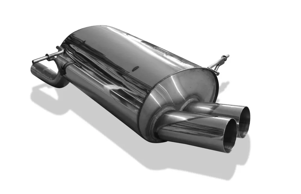 BMW E36 316i/318Ti Compact  Endschalldämpfer - 2x80 Typ 10
