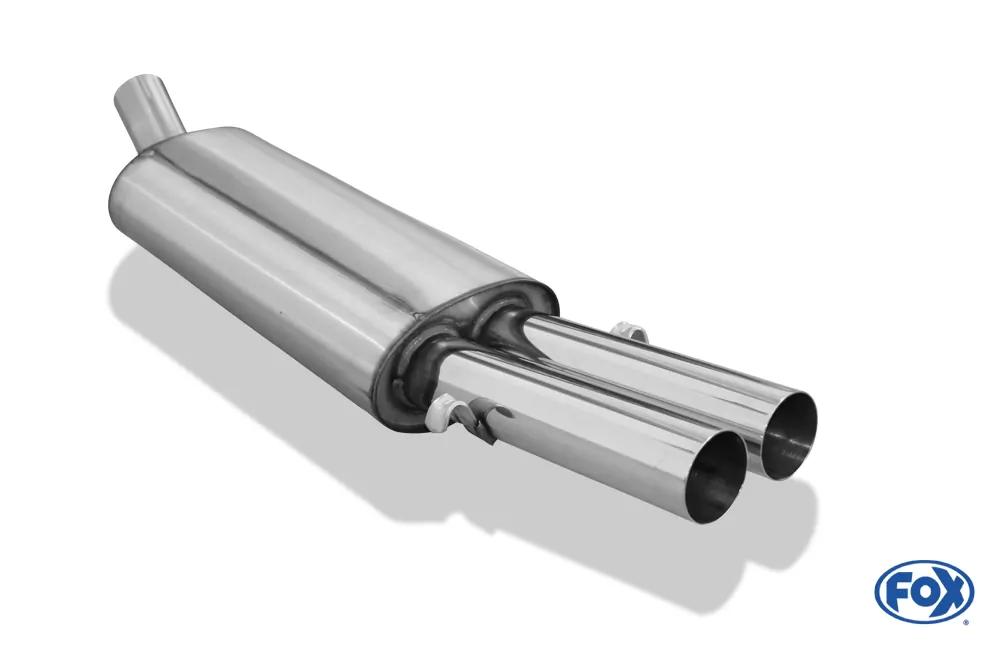 Audi 80/90 - Typ 89, B3 Limousine/ Coupe/ 80 B4 - Cabrio  Endschalldämpfer - 2x63 Typ 10